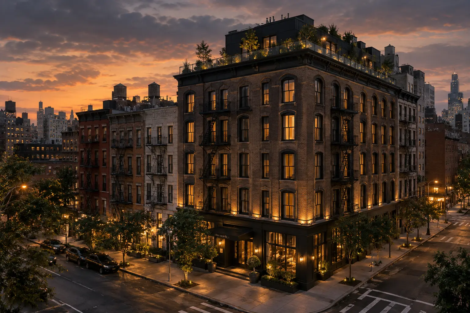 The Delancey synthetic Lower East Side exterior